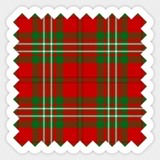 Clan Scott Red Tartan Sticker